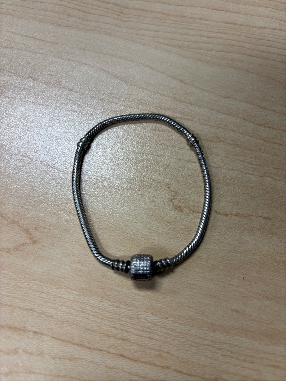 Pandora Sparkling Pavé Clasp Bracelet
